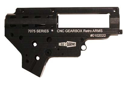 Retro arms gearbox v2 black - ssairsoft.com