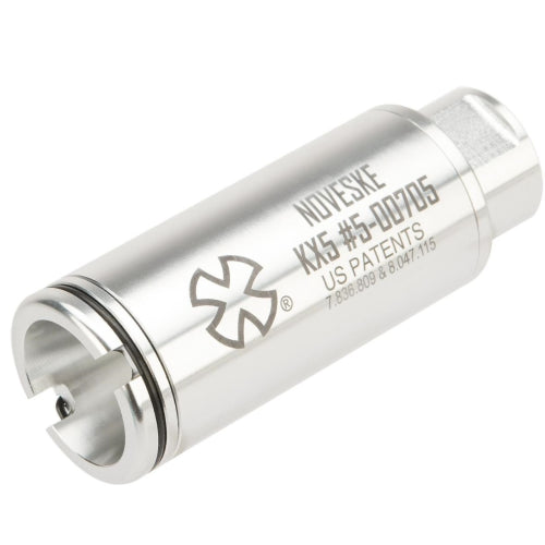 Noveske KX5 Silver Flash Hider w/ Built-In ACETECH Lighter S Ultra Compact Rechargeable Tracer- - ssairsoft.com