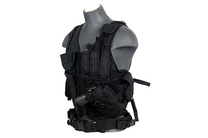 Lancer Tactical Cross Draw Vest (CA-310B) - ssairsoft.com