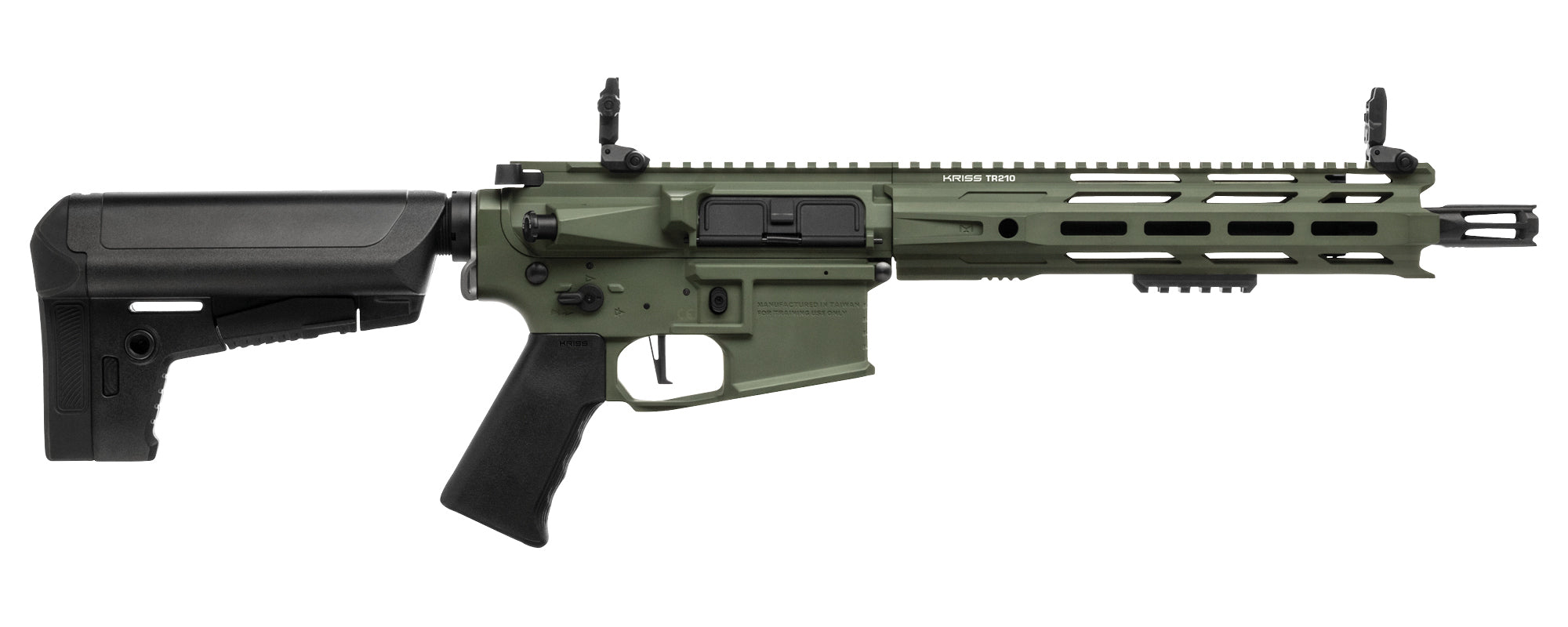 Krytac Full Metal Trident MKII CRB Airsoft AEG Rifle (Model: Foliage Green) - ssairsoft.com