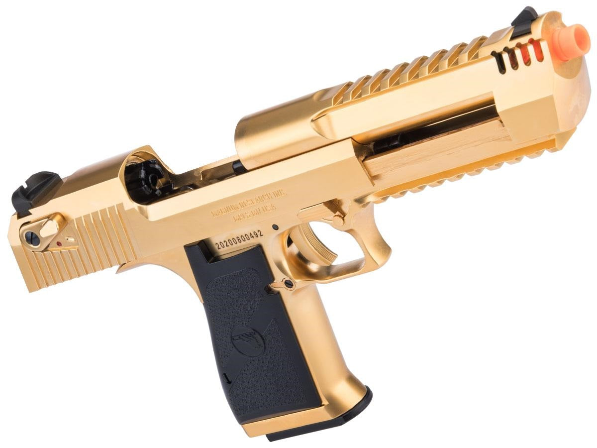 Desert Eagle Licensed L6 .50AE Full Metal Gas Blowback Airsoft Pistol by Cybergun- Gold - ssairsoft.com