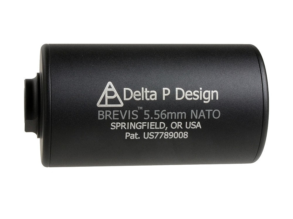 Madbull Airsoft Delta P Design Brevis 14mm Negative (CCW) Barrel Extension in Black - ssairsoft.com