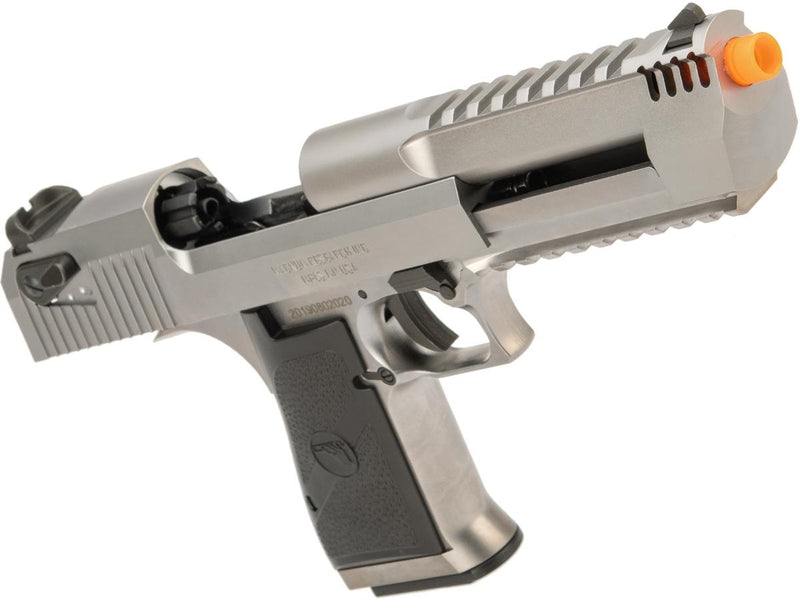 Desert Eagle Licensed L6 .50AE Full Metal Gas Blowback Airsoft Pistol by Cybergun- Silver - ssairsoft.com