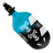 HK ARMY OFF BREAK DRIP - EXTRA LITE CARBON FIBER TANK - STANDARD REG - 68CI / 4500PSI - BLACK/TURQUOISE - ssairsoft