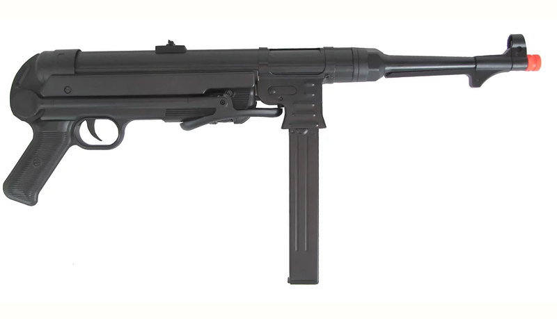 MP007 MP40 WWII Full Metal Airsoft AEG Rifle Black by AGM - ssairsoft