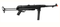 MP007 MP40 WWII Full Metal Airsoft AEG Rifle Black by AGM - ssairsoft