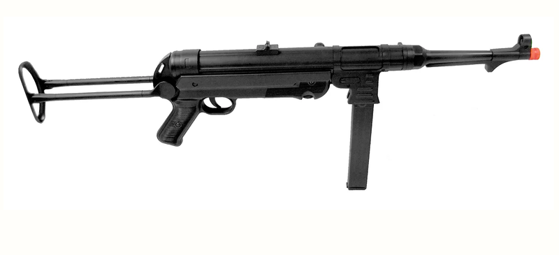 MP007 MP40 WWII Full Metal Airsoft AEG Rifle Black by AGM - ssairsoft