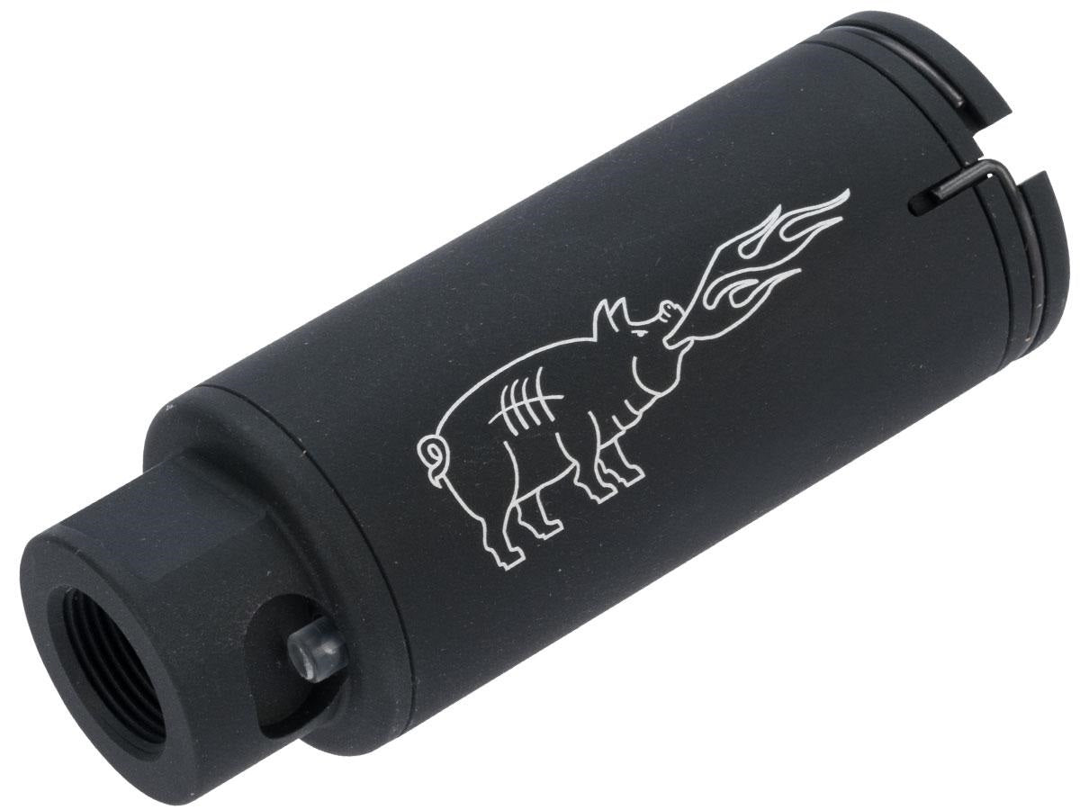 Noveske Flash Hider w/ Built-In ACETECH Lighter S Ultra Compact Rechargeable Tracer-KX5 Black