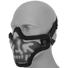 Lancer Tactical Metal Mesh Half Mask - ssairsoft.com