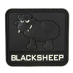 G-FORCEBLACK SHEEP PVC LARGE PATCH (BLACK) - ssairsoft.com