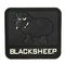 G-FORCEBLACK SHEEP PVC LARGE PATCH (BLACK) - ssairsoft.com