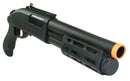 GE 8879 M870 Full Metal Tri-Burst Gas Shotgun w/ CNC Rail - ssairsoft