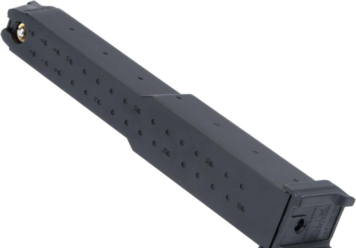 GTP 9/SMC 9 50rd Extended AIrsoft 6mm magazine Gas Blowback - ssairsoft.com