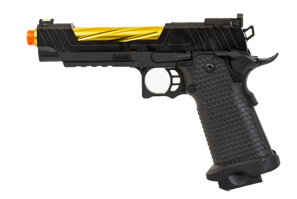 JAG Arms Airsoft GMX-1 Series Gas Blow Back/Gold Pistol - ssairsoft.com