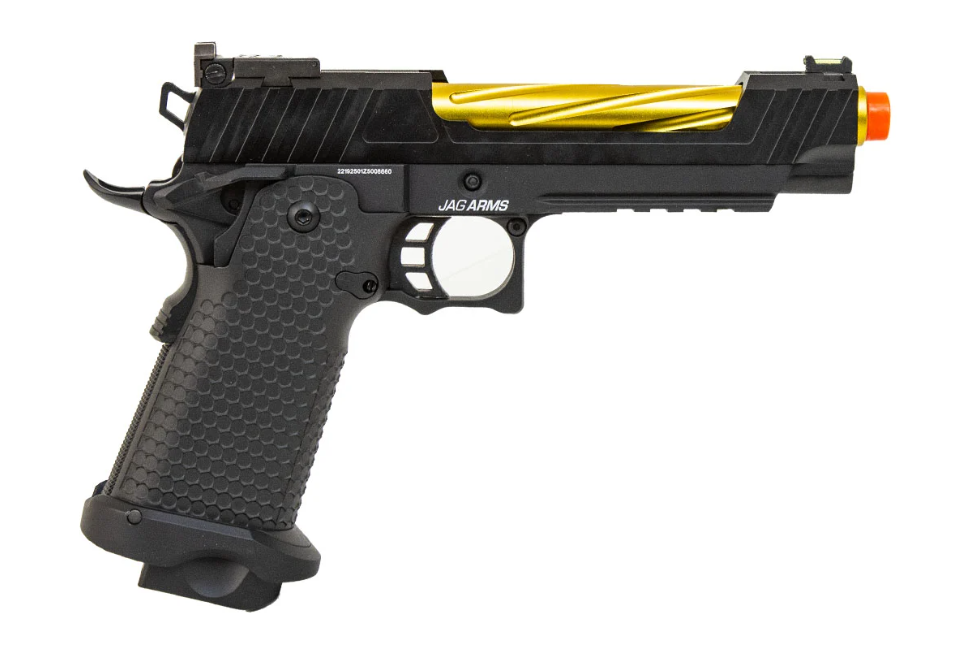 JAG Arms Airsoft GMX-1 Series Gas Blow Back/Gold Pistol - ssairsoft.com