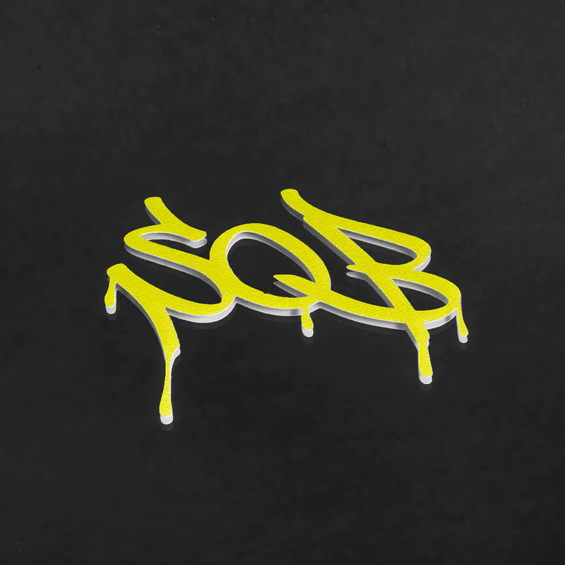 SPEEDQB  HANDSTYLE DECAL - YELLOW - ssairsoft