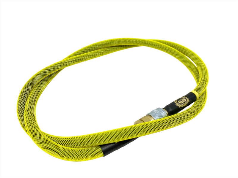 SS Airsoft 42" HPA Line Standard Dual QD Weave (Neon Yellow) - ssairsoft.com