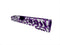 SS Custom Laser engraved Tribal Jungle Cat Purple TM 5.1 Slide - ssairsoft