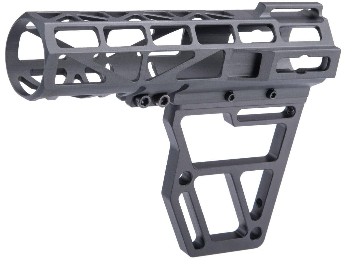 JE Machine Anodized Aluminum Skeletonized Pistol Brace Stabilizer - ssairsoft.com