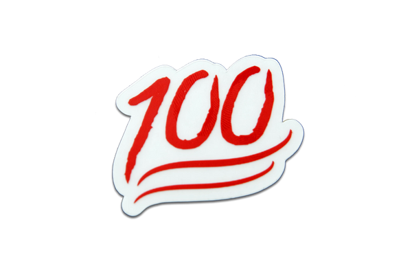 CubySoft Keep It 100 Sticker - ssairsoft