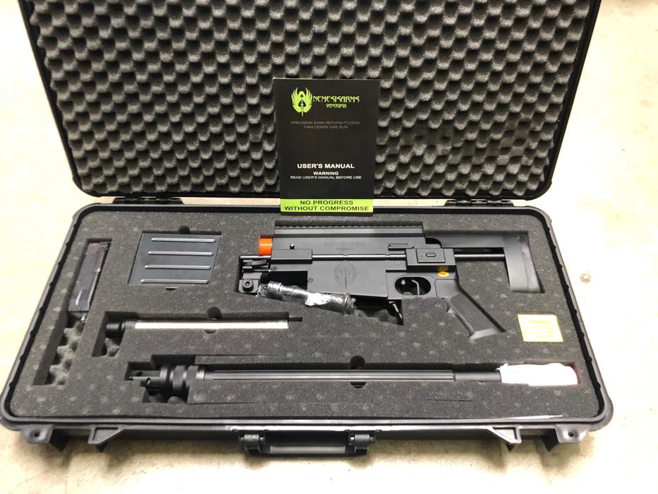 Nemesis Arms VANQUISH Bolt Action Airsoft Sniper Rifle with Hard Case - ssairsoft.com