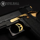 Laylax Nine Ball Custom Slide Stop For Tokyo Marui Hi-CAPA 5.1 / 4.3 (Gold) - ssairsoft.com