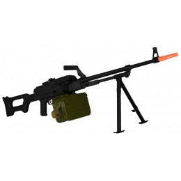 A&K PKM HMG Russian Airsoft Metal AEG Squad Machine Gun - ssairsoft