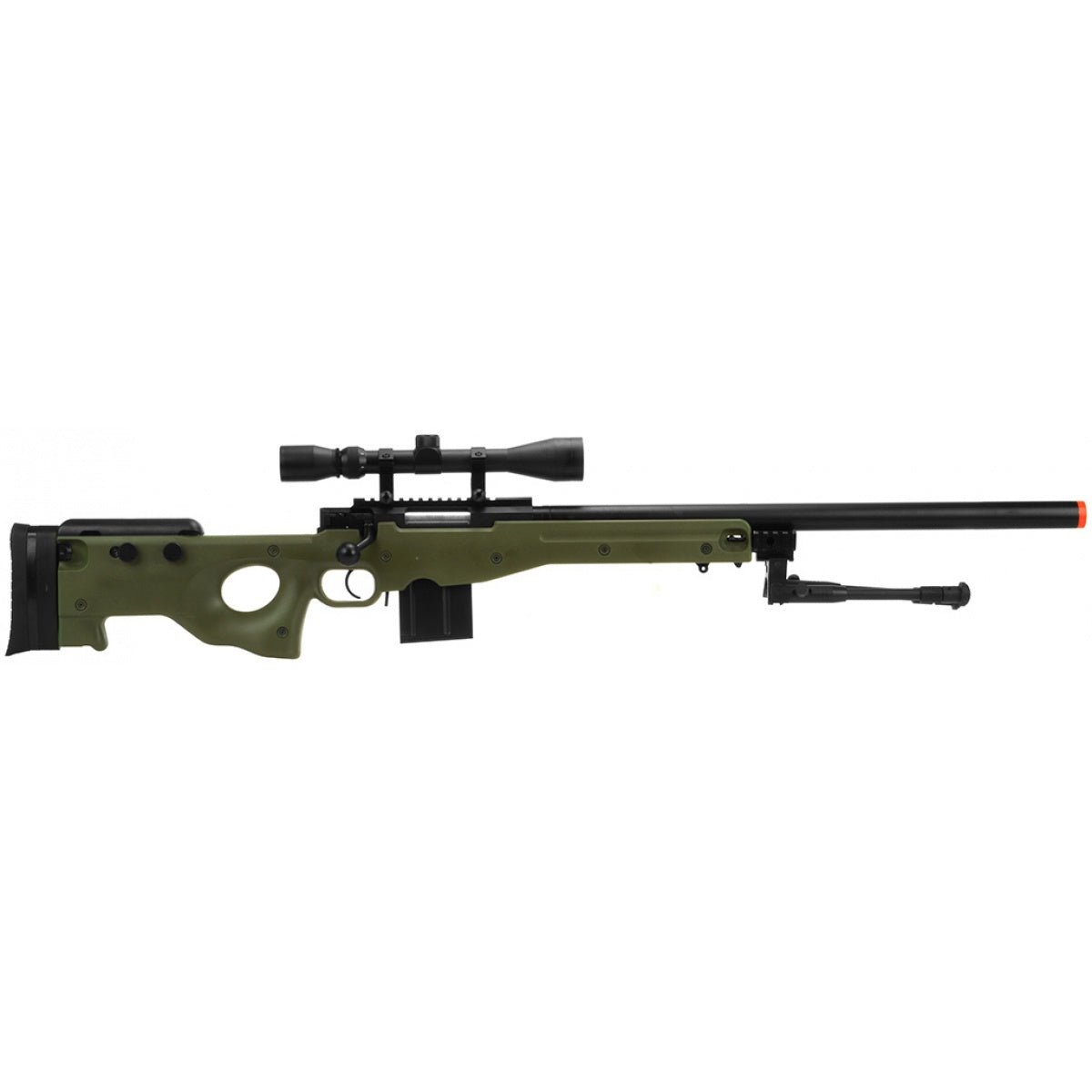 WELLFIRE AIRSOFT L96 AWP BOLT ACTION RIFLE W/ BIPOD AND SCOPE - ssairsoft