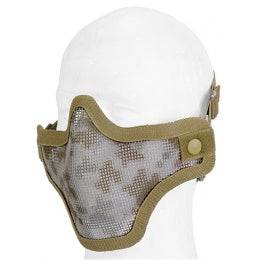 METAL MESH HALF MASK - DIGI DESERT - ssairsoft.com