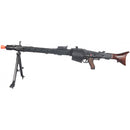 AGM IU-M42 MASCHINENGEWEHR MG42 FULL METAL AEG MACHINE GUN w/DRUM MAGAZINE - ssairsoft