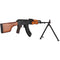 LCT Steel RPK AEG Airsoft Light Machine Gun w/ Bipod - BLACK/WOOD - ssairsoft