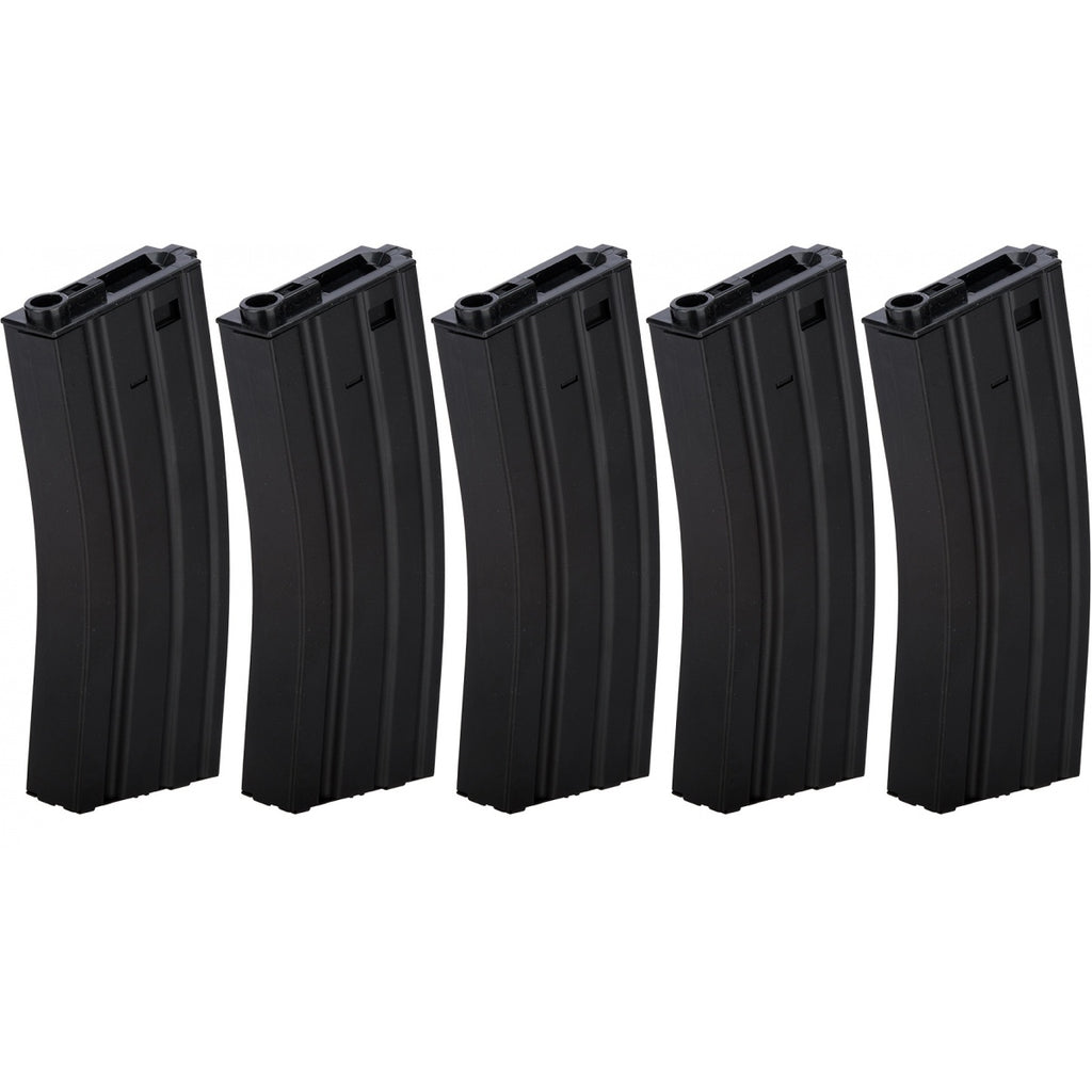 Lancer Tactical 300rd High-Capacity Metal for M4 Series AEG's (5-Pack)