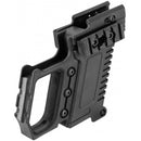 LANCER TACTICAL PISTOL CARBINE KIT FOR G-SERIES TYPE GBB PISTOLS (BLACK) - ssairsoft.com