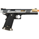 WE Tech 1911 Hi-Capa T-Rex Competition Gas Blowback Airsoft Pistol Tibetan  (TWO TONE / GOLD) - ssairsoft