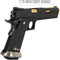 WE Tech 1911 Hi-Capa T-Rex Competition Gas Blowback Airsoft Pistol w/ Sight Mount & Top Ports (BLACK / GOLD) - ssairsoft