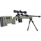 WellFire MB4416 M40A3 Bolt Action Sniper Rifle w/ Scope & Bipod - od - ssairsoft