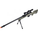 WellFire MB4416 M40A3 Bolt Action Sniper Rifle w/ Scope & Bipod - OD GREEN - ssairsoft