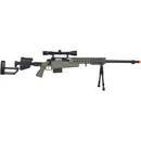 WellFire MB4418-2 Bolt Action Airsoft Sniper Rifle w/ Scope & Bipod - OD GREEN - ssairsoft