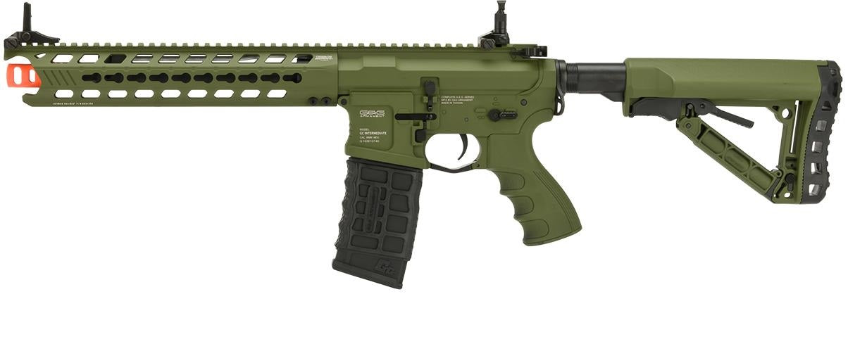 G&G GC16 "Predator" M4 Airsoft AEG Rifle with Keymod Rail (Package: Hunter Green / Gun Only) - ssairsoft.com