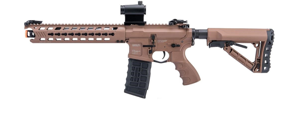 G&G GC16 "Predator" M4 Airsoft AEG Rifle with Keymod Rail (Package: Coyote brown / Gun Only) - ssairsoft.com