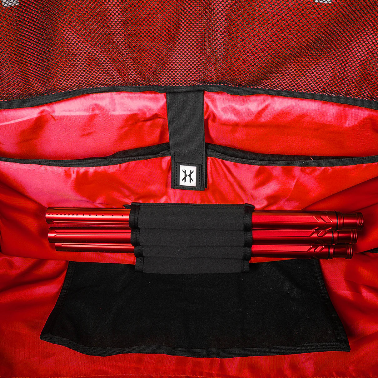 HK Army Expand Roller Gear Bag Shroud (Black/Red) - ssairsoft