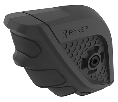 The Ryker Grip™ is the first in a new class of side mounted, forward supports. The Ryker Grip is an innovative, patent-pending, biomechanically optimized shooting method that has been proven on the battle field and on the range. By offsetting the operator’s support hand, Ryker Grip enables the shooter to engage targets faster and move naturally. 