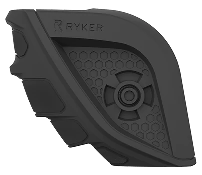 The Ryker Grip™ is the first in a new class of side mounted, forward supports. The Ryker Grip is an innovative, patent-pending, biomechanically optimized shooting method that has been proven on the battle field and on the range. By offsetting the operator’s support hand, Ryker Grip enables the shooter to engage targets faster and move naturally. 