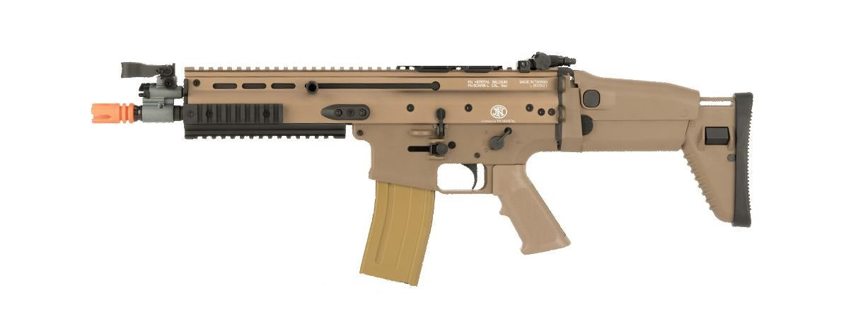 Cybergun FN Herstal Licensed Full Metal CQC / Black) SCAR Light Airsoft AEG Rifle by VFC