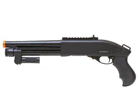 JAG Arms Scattergun Super CQB Airsoft Gas Shotgun (Black) - ssairsoft.com