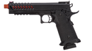 Lancer Tactical Knightshade Hi-Capa Gas Blowback Airsoft Pistol (Color: Black / Red ) - ssairsoft