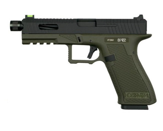 Novritsch SSP18 Gas Blowback Pistol Green (Green Gas) - ssairsoft.com