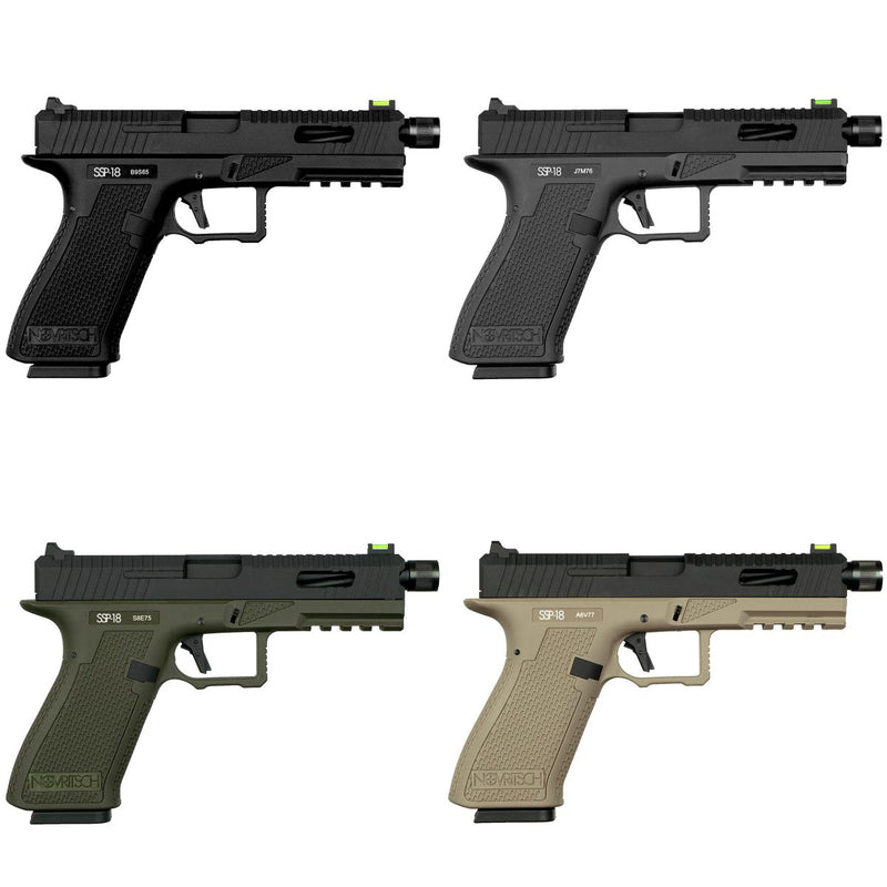 Novritsch SSP18 Gas Blowback Pistol Grey (Green Gas) - ssairsoft.com