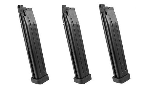 TOKYO MARUI 3 pack of 50 ROUND EXTENDED MAGAZINE FOR HI-CAPA 5.1 / 4.3 SERIES - ssairsoft.com