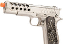 WeTech 1911 Hex Cut Gen 2 GBB 6mm Silver - ssairsoft.com